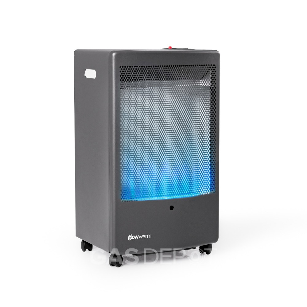 Glow Warm Blue Flame Portable Gas Heater Gas Depot